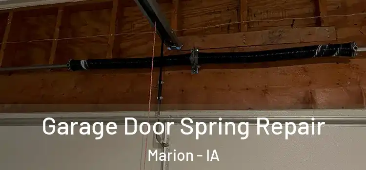  Garage Door Spring Repair Marion - IA